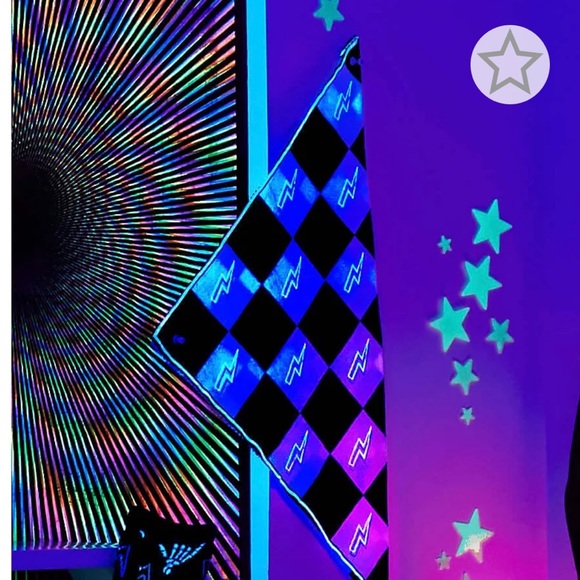 Vans glow in the dark checkerboard black and white bandana - Picture 2 of 2